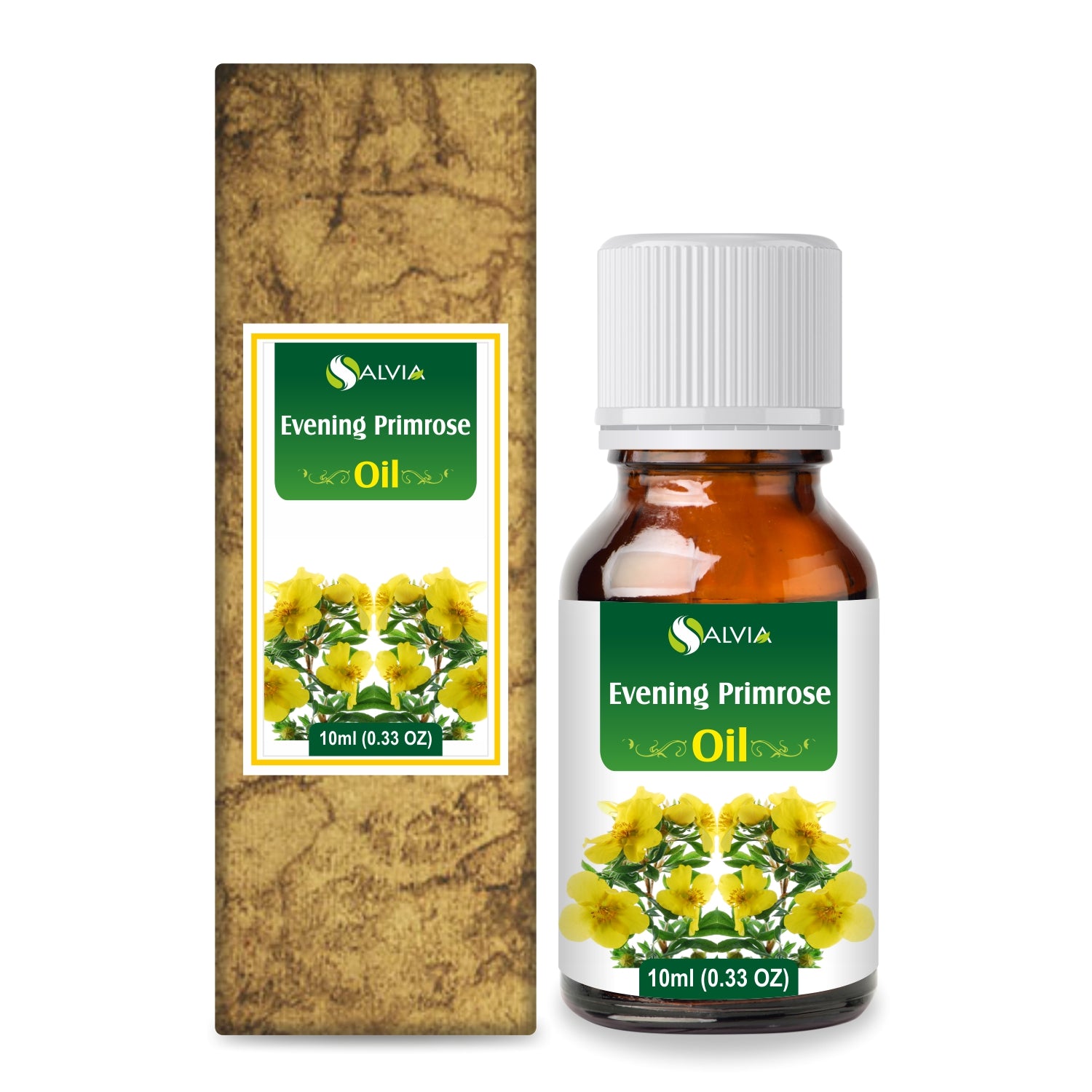 Salvia Natural Carrier Oils 10ml Evening Primrose Oil Salvia Natural Carrier Oils 10ml Evening Primrose Oil